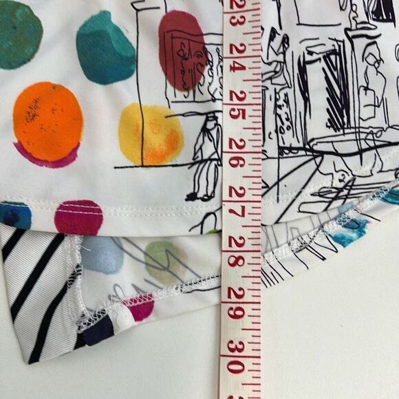 Michael Tyler Sleeveless Artsy Blouse  Medium - Picture 6 of 8